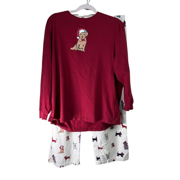 Pajamagram Christmas Dog Pajama Set 1X Cotton Golden Lab pug schnauzer Dachshund - Picture 9 of 10
